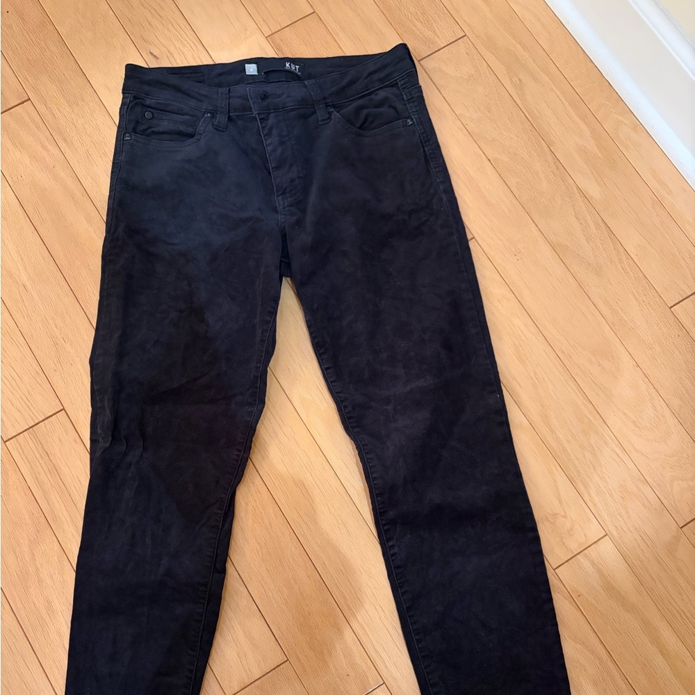 Kut from the Kloth Black Straight Leg Pants